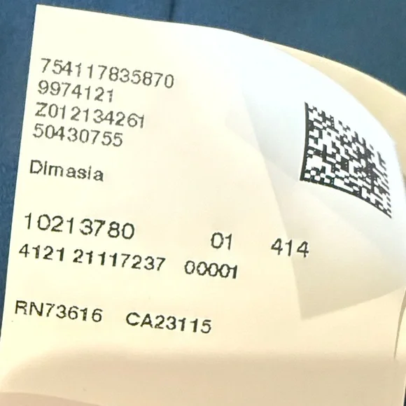 New With Tags Hugo Boss Women's Elegant Dimasia A-line Dress in Blue, Size 8 - Picture 11 of 13